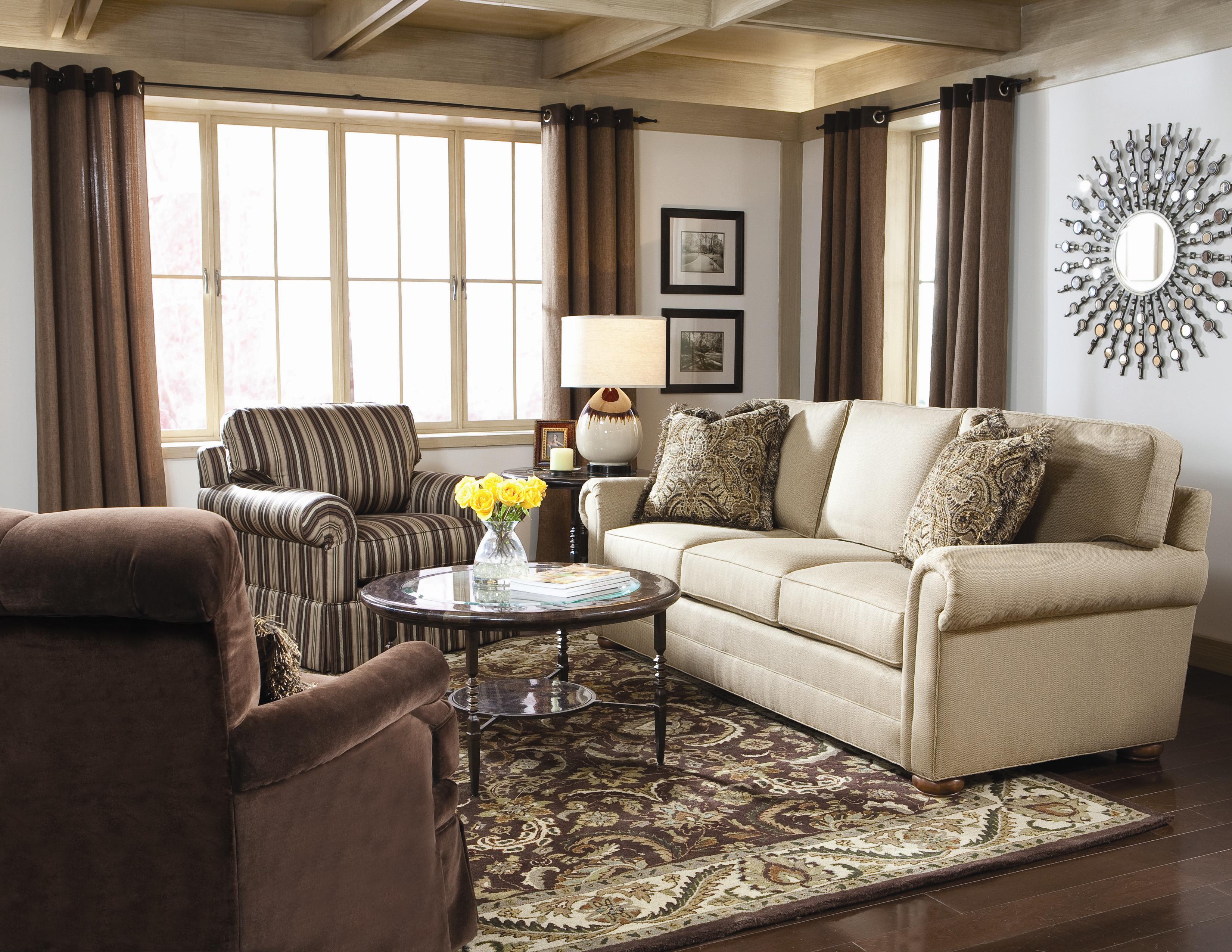 Huntington House 2053 Customizable Stationary Sofa Belfort Furniture